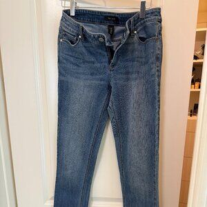 WHITE HOUSE BLACK MARKET Slim4R Denim Blue Jeans NWOT